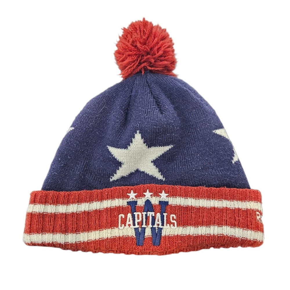 Washington Caapital 2015 NHL Winter Classic Reebok Pom Knit Beanie Hat